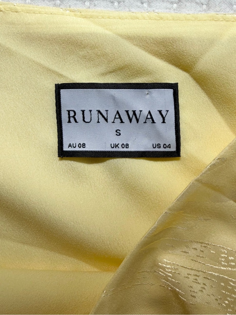 Runaway The Label Etta One-Shoulder Cutout Mini Slip Dress in Butter Yellow - Picture 5 of 8